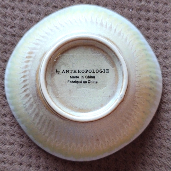 Anthropologie Crystalline Monogram Trinket Dish - Picture 2 of 3